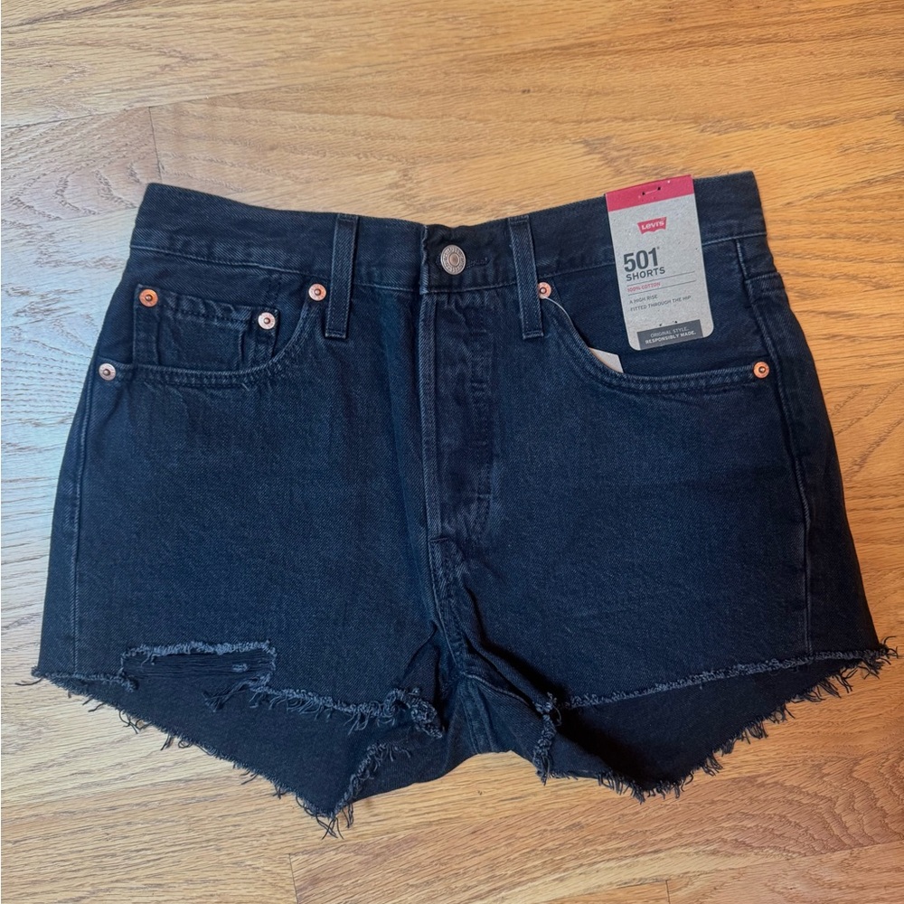 Levi's Black Women Shorts